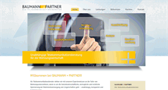 Desktop Screenshot of baumann-partner.com